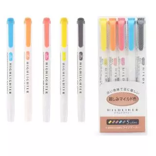 Mildliner ปากกาสี เน้นข้อความ 25 สี