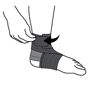 ล็อตใหม่!! Futuro Wrap Around Ankle Support อุปกรณ์พยุงข้อเท้า ชนิดเพิ่มความกระชับ (ไซส์ M และ L) (1 ชิ้น)