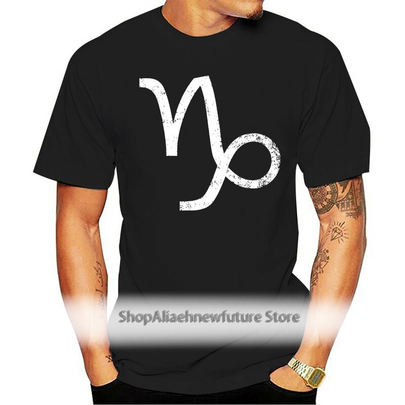 เสื้อยืด 2022 ZODIAC SIGN CAPRICORNUS Star Sign โหราศาสตร์ดวงชะตาท็อปส์ Tees
