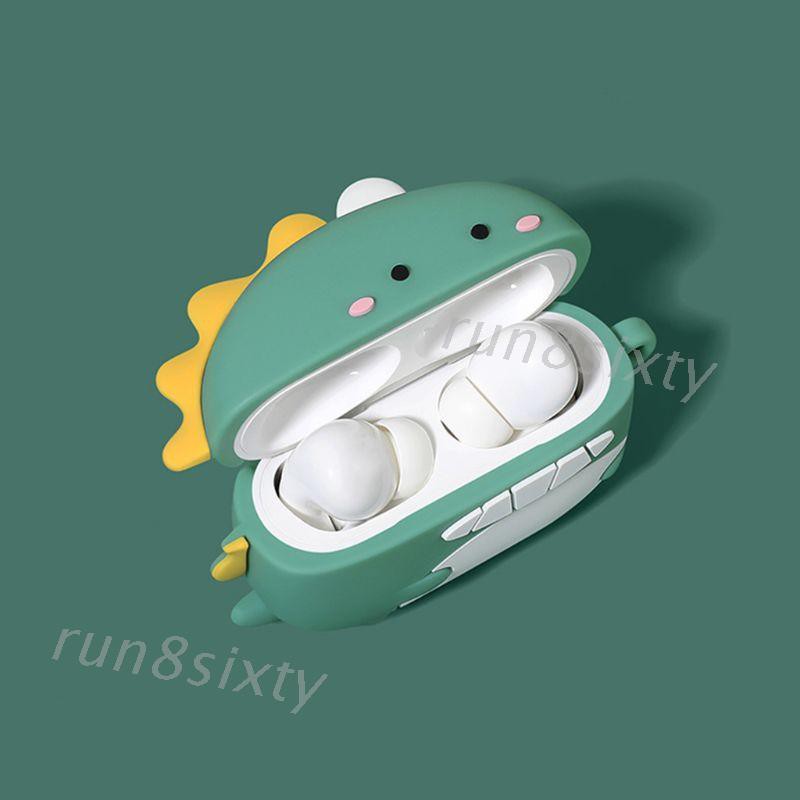 Rxsix เคสซิลิโคนกันฝุ่นลายไดโนเสาร์น่ารักสําหรับ Honor Earbuds X 1 #4