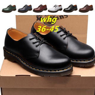 พร้อมส่ง Kasut Kulit Lelaki Dr.Martens Martin รองเท้าหนัง สําหรับผู้ชาย และผู้หญิง ไซซ์ 35-45