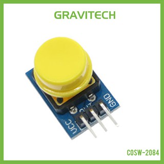 [Gravitechthai]Big Button 12x12mm Module - Yellow