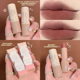 MAGIC CASA ลิปสติกติดทนนานกันน้ำ Frosted Simple Matte