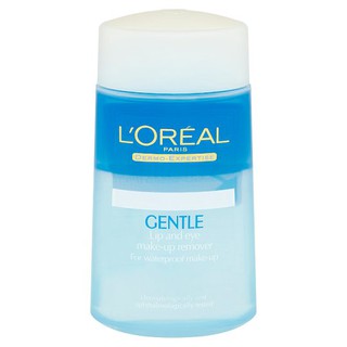 🔥Biggest Sale🔥LOREAL PARIS GENTLE LIP &amp; EYE MAKE-UP REMOVER 125ml ลอรีอัล เจนเทิล ลิป แอนด์ อายเมคอัพรีมูฟเวอร์