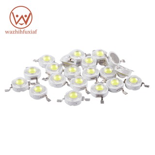 COD 20 ชิ้น 2 pin 3 w ไฟ led สีขาว 170-190 lm 6000 k พลังงานสูง