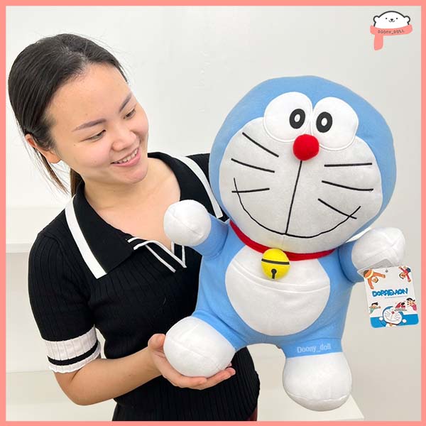 หมอนรองคอ Doraemon แบบมีฮู้ด ลิขสิทธิ์แท้ / หมอนรองคอ โดเรม่อน โดราเอมอน โดเรมอน / หมอนตุ๊กตา โดเรม่อน Doraemon