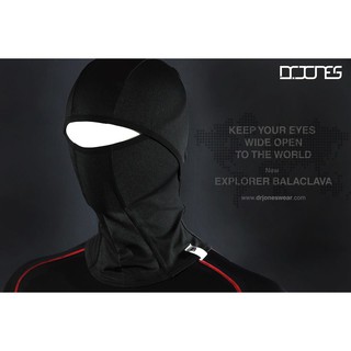 Dr.Jones Explorer Balaclava - โม่งเปิดหน้า โม่งผ้าคลุมหัวดอกเตอร์โจนส์ รุ่น เอ็กซโพลเลอร์