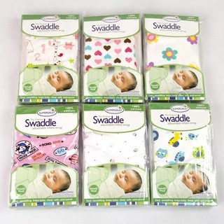 C0028 ถุงนอนผ้าฝ้าย ผ้าห่อตัวสำเร็จรูปลายน่ารักสำหรับเด็ก kolaco SwaddleMe Summer