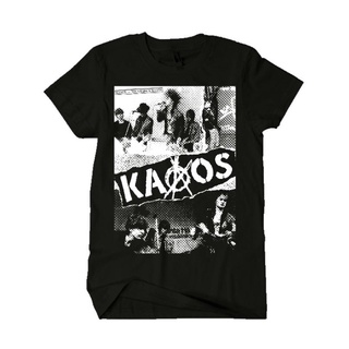 เสื้อยืดลําลอง ผ้าฝ้าย 100% แขนสั้น พิมพ์ลาย KAAOS - TOTALINENKAAOS lelaki สีขาว ขนาดใหญ่ พลัสไซซ์ XS-XXXL ของขวัญวันเกิด สําหรับผู้ชาย