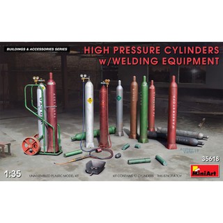 โมเดลประกอบ MiniArt 1/35 MI35618 HIGH PRESSURE CYLINDERS