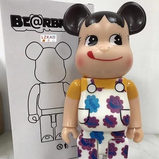 Bearbrick × Fujiya - Peko 70TH Ver. ฟิกเกอร์อนิเมะ 400% 28 ซม. ของเล่น ของสะสม