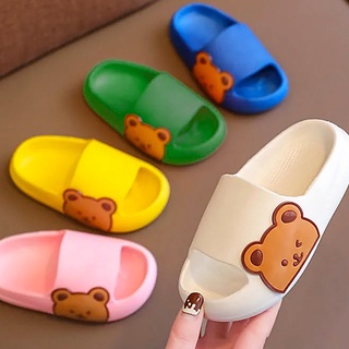 รองเท้าแตะเด็ก ตัวหมีน่ารัก รองเท้าลำลองเด็ก ยางนิ่ม ใส่สบาย…