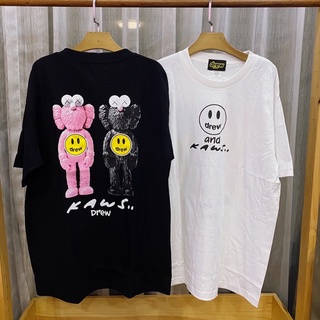 เสื้อยืดแขนสั้น Kaws &amp; drew