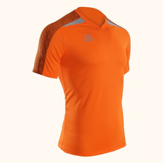 EGO SPORT EG5122 เสื้อฟุตบอลคอวีแขนสั้น สีส้มแสด