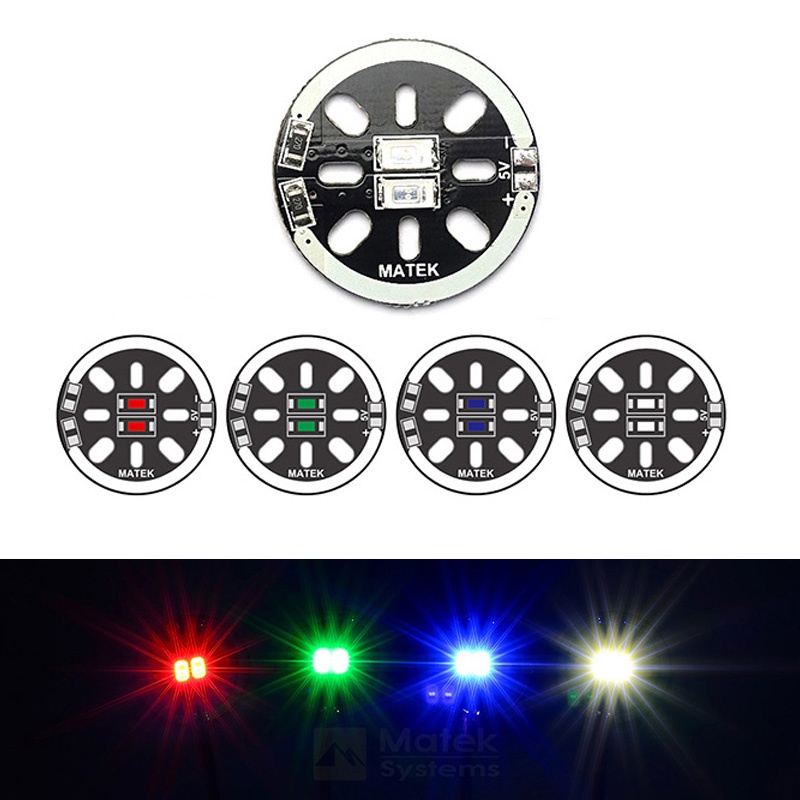 บอร์ดไฟนําทาง Led X2 5V ทรงกลม สําหรับโดรนบังคับ 1806 2204 2206 2 ชิ้น
