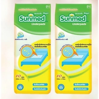 ยกลัง 18 ห่อ ซันเมด sunmed แผ่นรองซับ #L 45x70ซ.ม.ห่อละ10ชิ้น