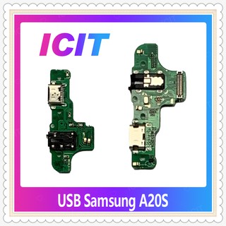 USB Samsung A20S/A207 2เวอร์ชั่น อะไหล่สายแพรตูดชาร์จ แพรก้นชาร์จ Charging Connector Port Flex Cable（1ชิ้น) ICIT-Display