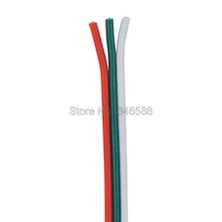สายไฟ LED 22AWG 2Pins 3Pins 4Pins 5Pins 6Pins 10 ม. 20 ม. 50 100 ม. สําหรับ Ws2811 Ws2812 5050 RGB RGBW