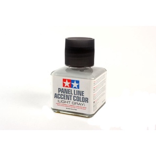 Tamiya Panel Line Accent Color Light Gray (น้ำยาตัดเส้นสีเทา)