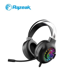 หูฟังเกมมิ่ง Razeak M10 ระบบเสียง7.1 Surround Sound RGB Gaming Headset หูฟังครอบหู เสียงชัด ตัดเสียงรบกวน ของแท้100%