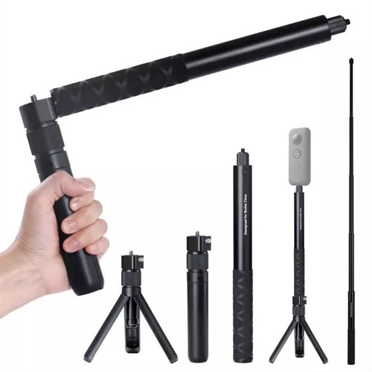 Insta360 Bullet Time Bundle Tripod Handle + Invisible Selfie Stick 1.2m. for Insta360 ONE X2, ONE R, ONE X, ONE