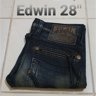 ยีนส์ใหม่ ยี่ห้อ Edwin เอว 28 นิ้ว