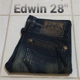 ยีนส์ใหม่ ยี่ห้อ Edwin เอว 28 นิ้ว