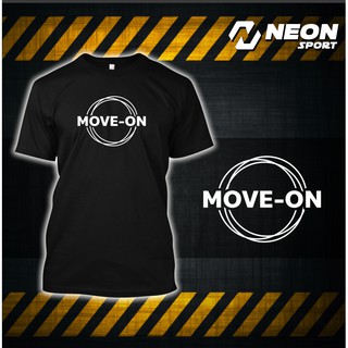 เสื้อยืดสกรีนลาย 🔥🔥 MoveOn เป็นวงกลม 🔥🔥