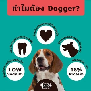 ด็อกเกอร์ รสเนื้อและรสตับ อาหารเม็ดสำหรับสุนัข อายุ 1 ปีขึ้นไป ตักแบ่ง 1 kg