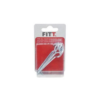 สกรูหัวห่วงตัวซี FITT 4.0X55MM 5ตัว | FITT | TMH-4055W 4.0X55MM สกรู, น๊อต อุปกรณ์ยึดติด ต่อเติมซ่อมแซมบ้าน สกรูหัวห่วงต