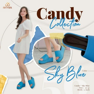Sale ลดล้างสต๊อกจากทางโรงงาน รองเท้าส้นตึก รุ่น  Candy สูง 2 "