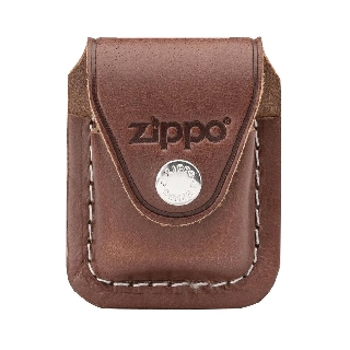 Zippo LPCB Lighter Pouch With Clip - Brown ของแท้  นำเข้าและจำหน่ายโดยตัวแทนจำหน่าย