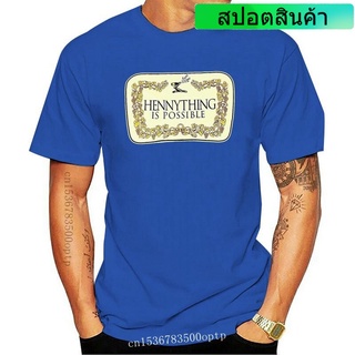 เสื้อยืด พิมพ์ลาย Hennything Is Possibles Henny Congnac Streetwear แฟชั่นสตรีท