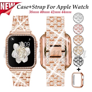 สายนาฬิกาข้อมือสเตนเลส สําหรับ iwatch band 6 se 5 4 42 มม. 38 มม. iwatch 40 มม. 44 มม.