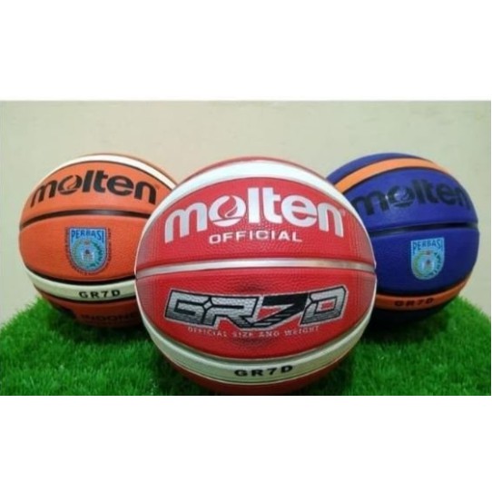 Molten GR7D - GR 7 basketball Original PERBASI (FREE BALL VALVE) ยางเดิม 100%