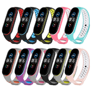 [ส่งเร็ว สต๊อกไทย] สายเสริม Mi band 7 , 6 , 5 Sport สายสำรอง Miband7 สายสปอร์ต Miband6 สาย Miband 5 Mi5 nike Miband5