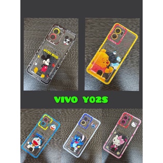 Vivo Y02S เคสใสการ์ตูนแบบสอดบัตร💯สินค้าพร้อมส่ง💯