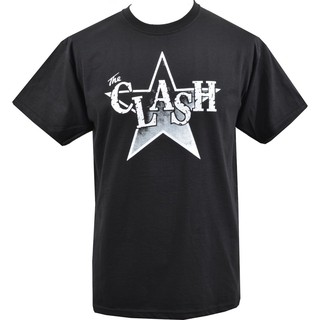 เสื้อยืดโอเวอร์ไซส์เสื้อยืดพิมพ์ลาย The clash Original สไตล์พังก์สำหรับผู้ชายS-3XL