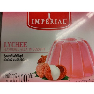 Crystal Jelly Mixed  حلال Imperial LYCHEE 100g