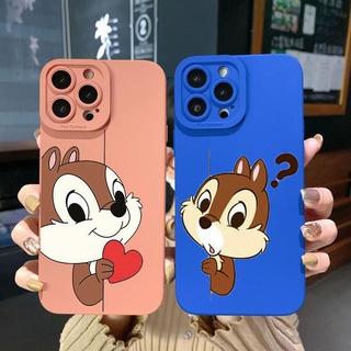 เคสโทรศัพท์มือถือ ขอบสี่เหลี่ยม แบบเต็ม ลายชิปแอนด์เดล สําหรับ Realme C35 C11 2021 C12 C15 C21Y C25Y C25S Realme5 5i 6i 8 Pro