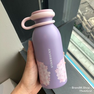 แก้ว Starbucks ST-SS PURPLE FLOATING BLSMS ขนาด 12 ออนซ์