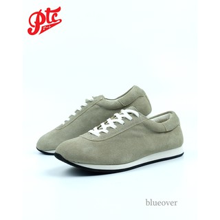 รองเท้าผ้าใบจากญี่ปุ่น BlueOver mikey velour Taupe