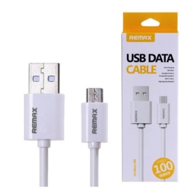 Remax &amp; eloop สายชาร์จ Micro USB Data Cable for Samsung/Andriod (สีขาว)