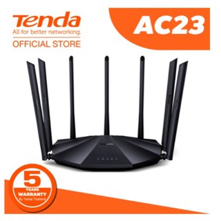 Tenda AC23 AC2100 Smart Dual-Band Gigabit WiFi Router ของแท้ 🚩🚩 รับประกันศูนย์ไทย 5 ปี 🚩🚩