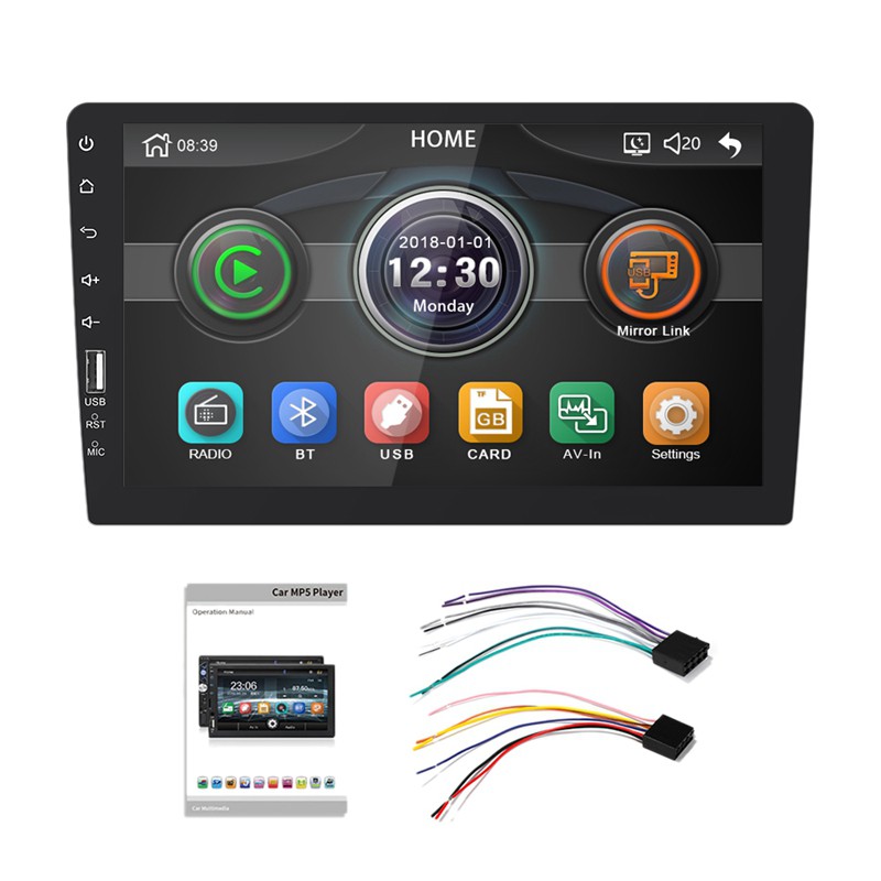 hot ♝Worldtech WTDDN101AND2GB Android Car Audio System 10inch IPS Screen with Mirror Link