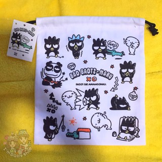 ถุงผ้าหูรูด Sanrio Bad Badtz-Maru D String Bag