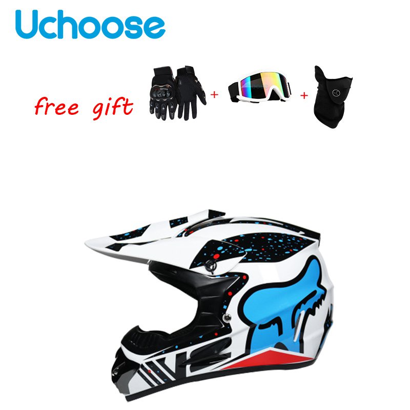 K9uj Off-Road Full Face Helmets ATV Dirt Bike Downhill Racing Helmet DOT Men And Women Helmet Motorc