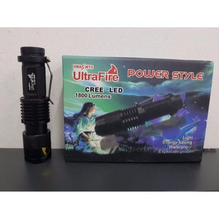 ULTRA FIRE ไฟฉายแรงสูง CREE LED 1800 LUMENS/12000WATT SL-5104