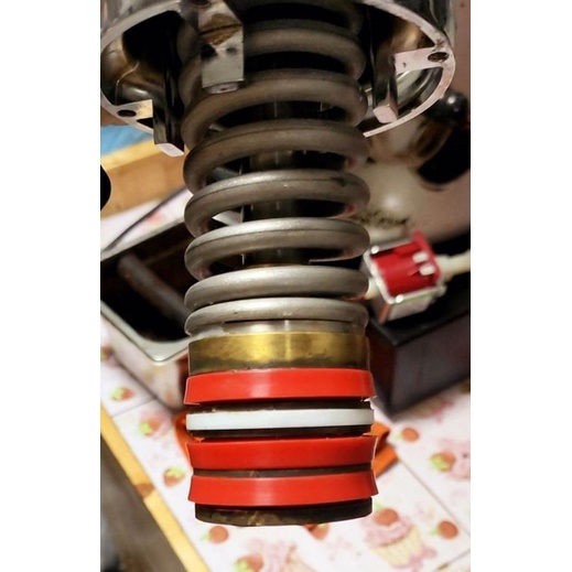 ซีลเครื่องชงกาแฟคันโยกในกระบอก/Lever Piston Gasket size 52×40×7 mm.(Piston Group Lever Silicone Gasket Kit) ราคา ถูกที่สุด ดีลบีเคเค แกลเลอรีภาพที่ 7
