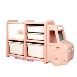 พร้อมส่งชั้นเก็บของ ตู้เก็บของ ตู้เอนกประสงค์ ชั้นวางของ Baby Truck Storage ทรงรถบัส ชั้นเก็บของเล่นรถ ชั้นหนังสือ กล่องเก็บของหรือของเล่น